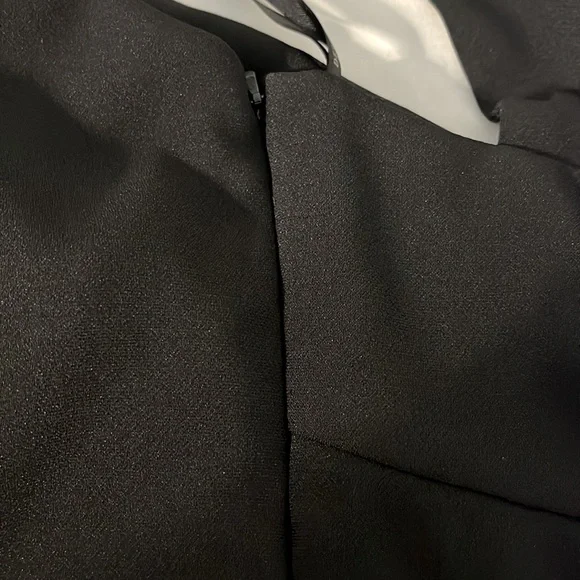 Dessy Collection Sleeveless Black Trumpet Evening Gown - Picture 8 of 11